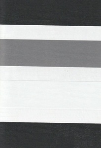 Открытые рулонные шторы день-ночь Салерно, серый 2002 купить в Бронницах с доставкой